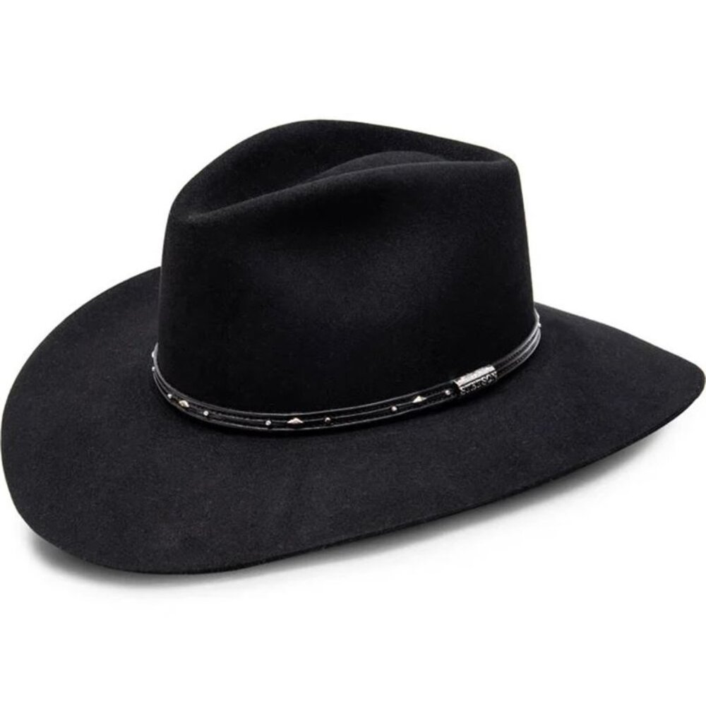 New STETSON PAWNEE FUR FELT COWBOY HAT 7.5